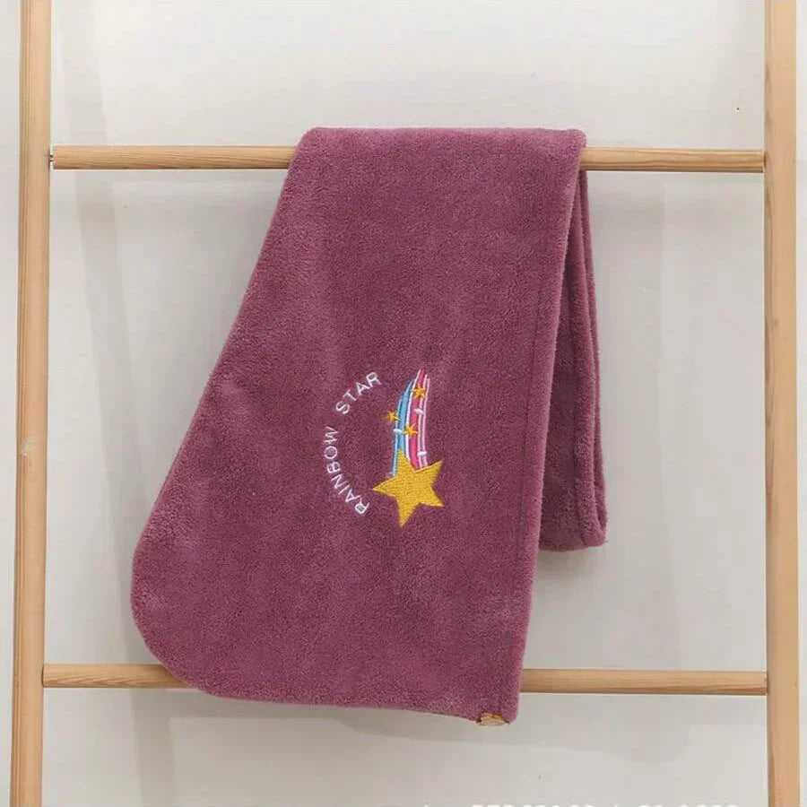CozyFleece Embroidery Hair Cap