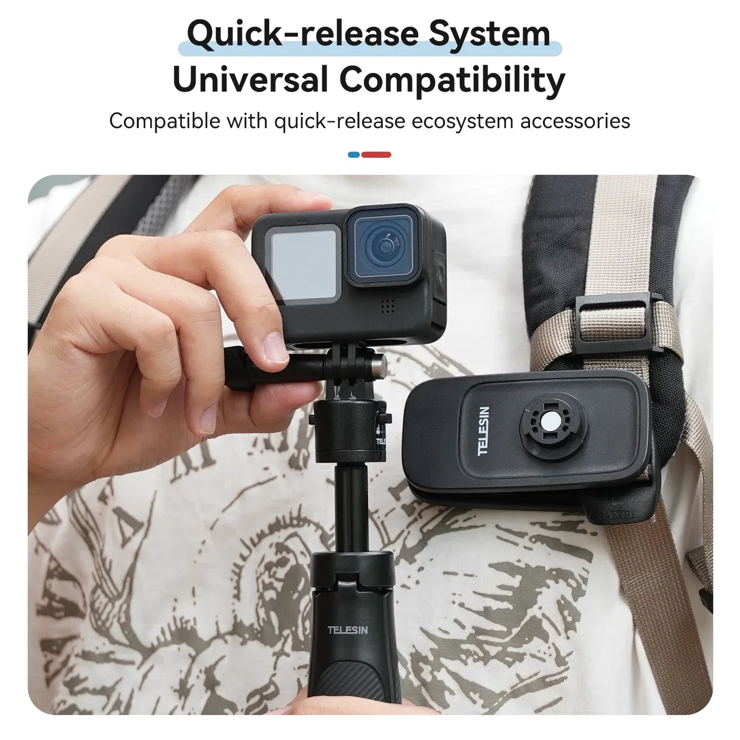 TELESIN Mini Selfie Tripod