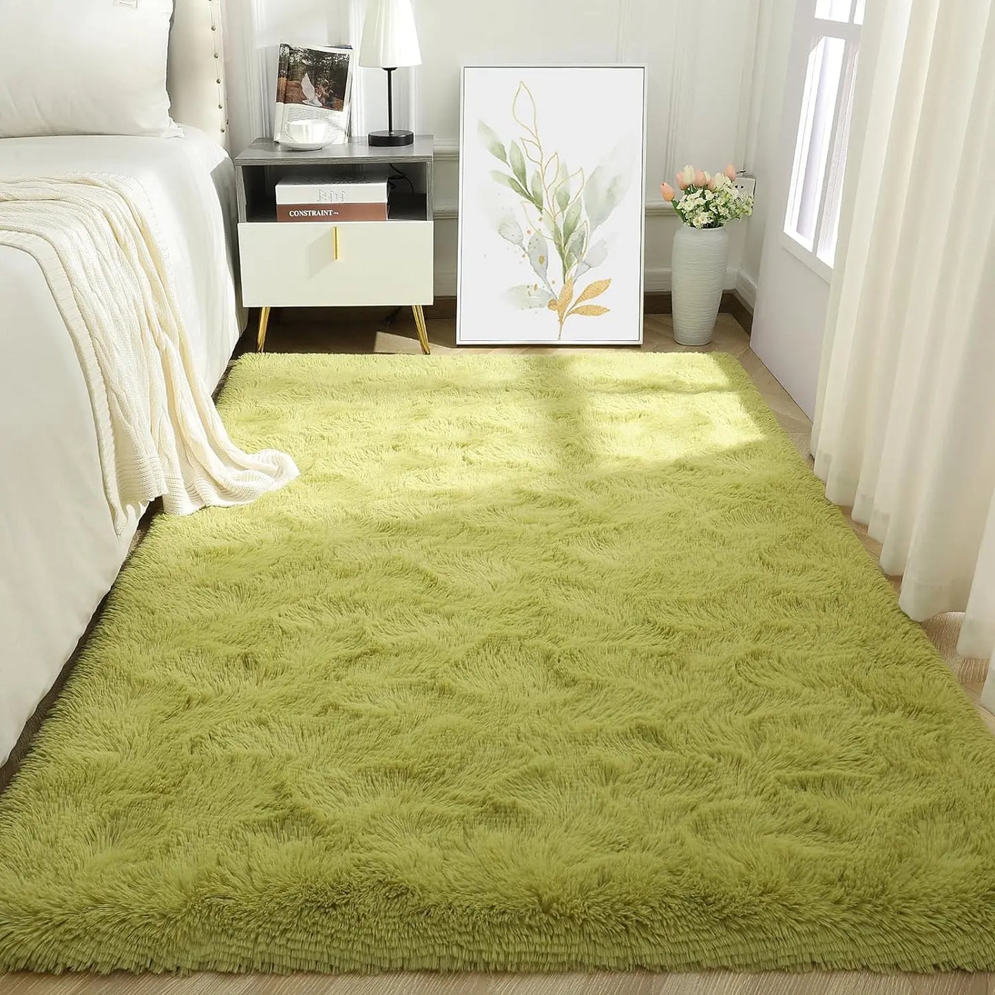 VIKAMA Tie-Dye Plush Carpet