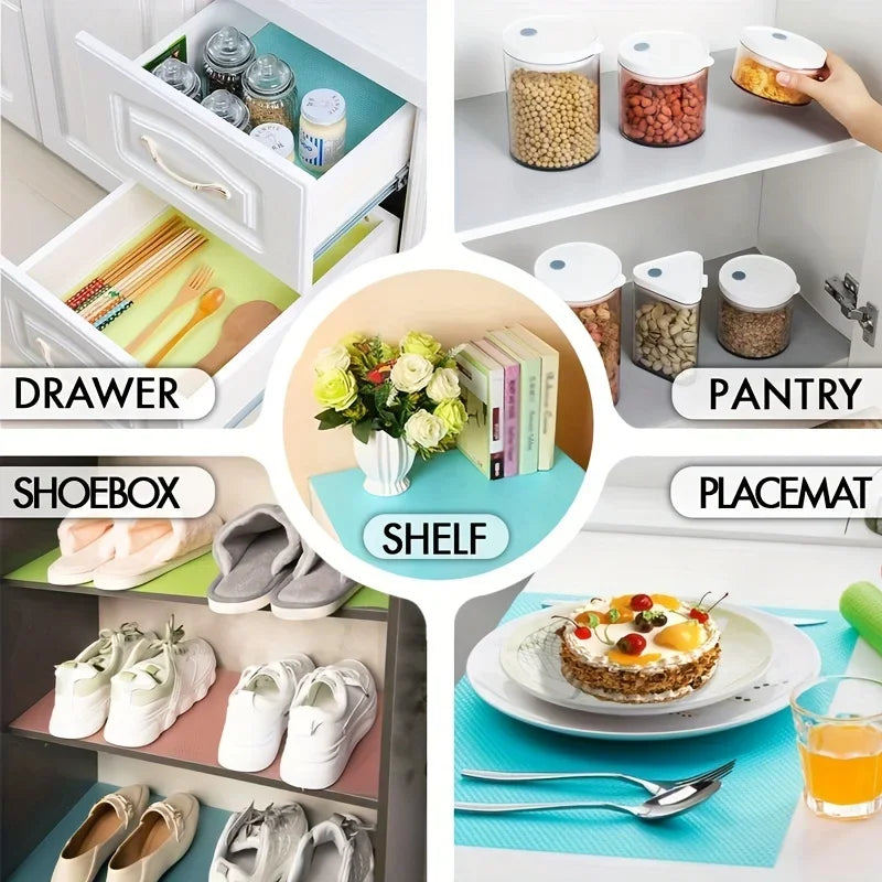 4PCS EVA Refrigerator Liner Mats